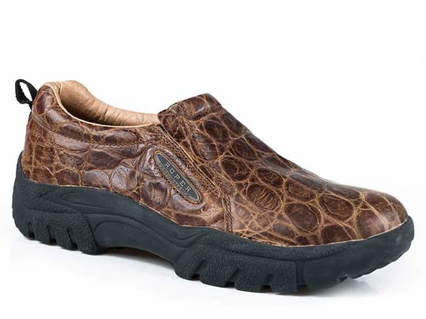 Roper Mens Performance Embossed Old Croc Slip On Shoe