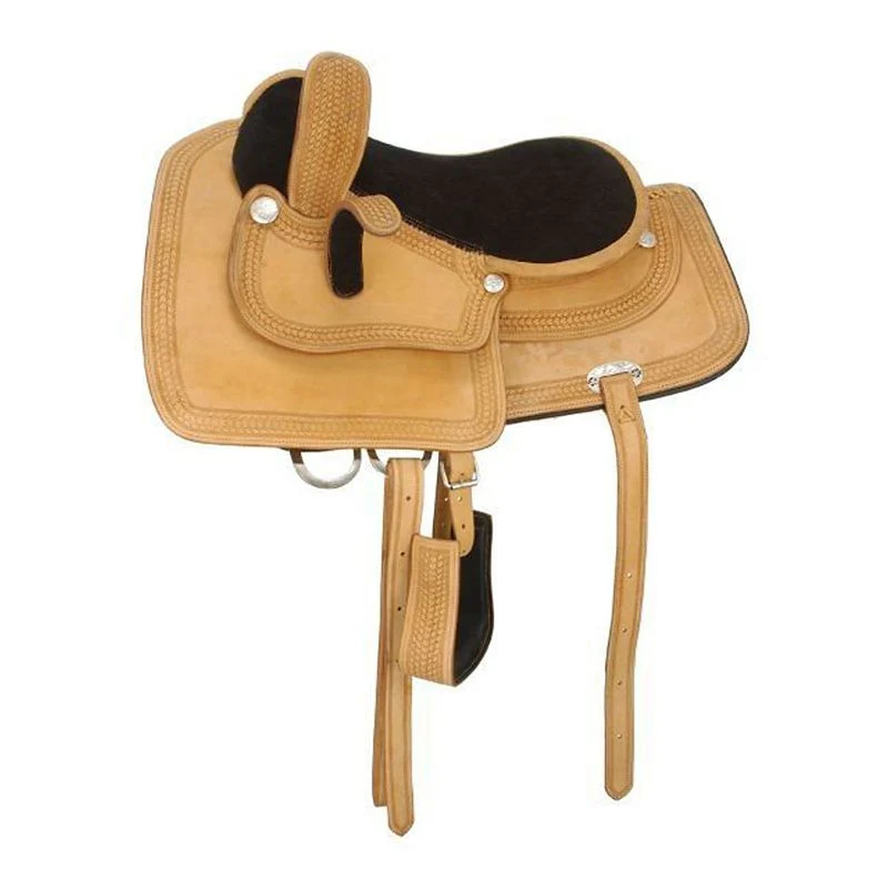 Royal King Border Tooled Side Saddle