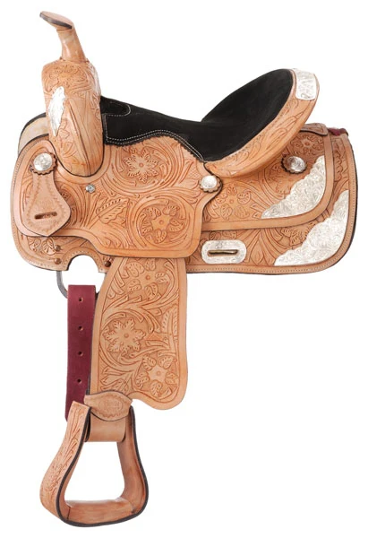 Royal King Santo Silver Youth Show Saddle - Image 4