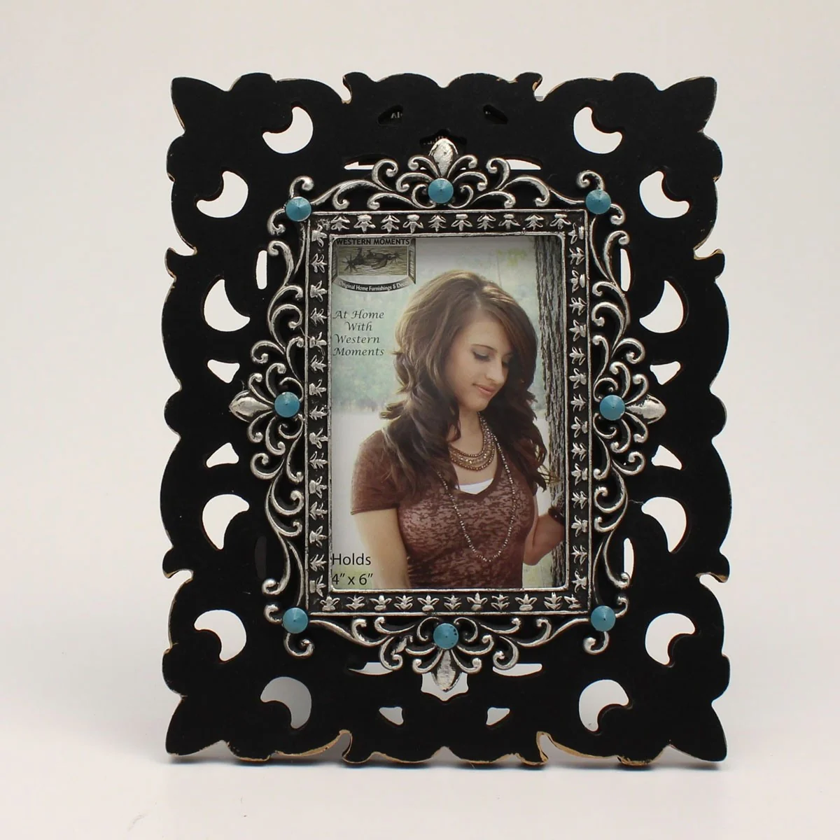 Scroll Stone Picture Frame
