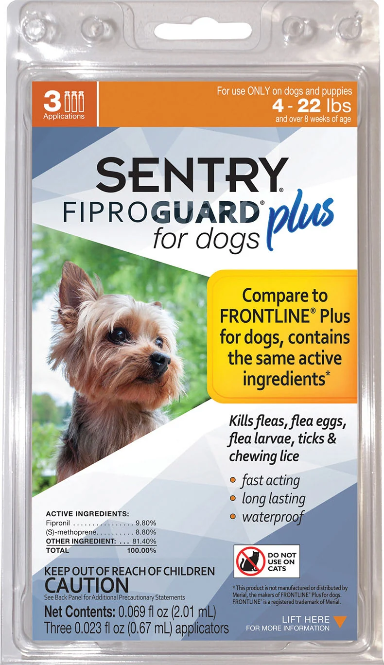 Sentry Fiproguard Plus Dog Flea & Tick Treatment - Image 2