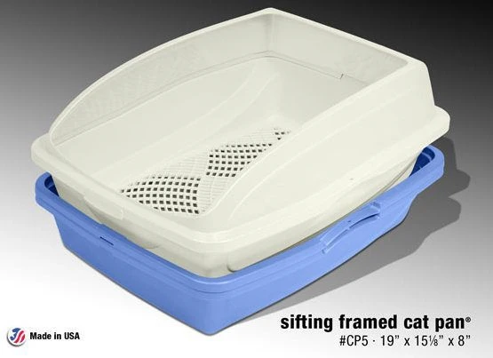 Sifting Cat Litter Pan With Frame