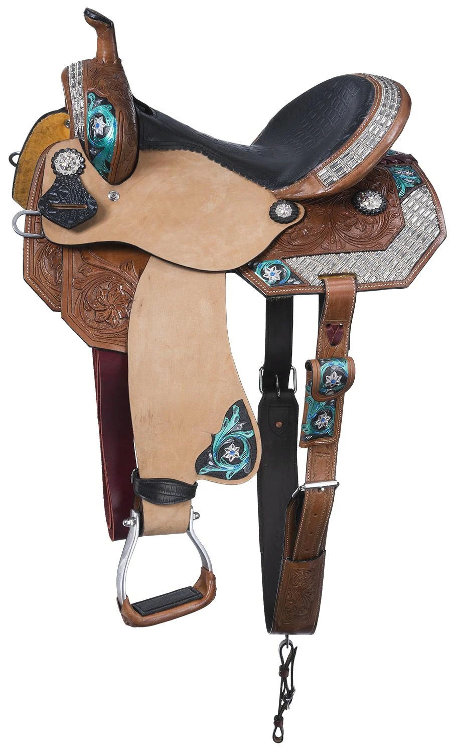 Silver Royal Ashton Barrel Saddle
