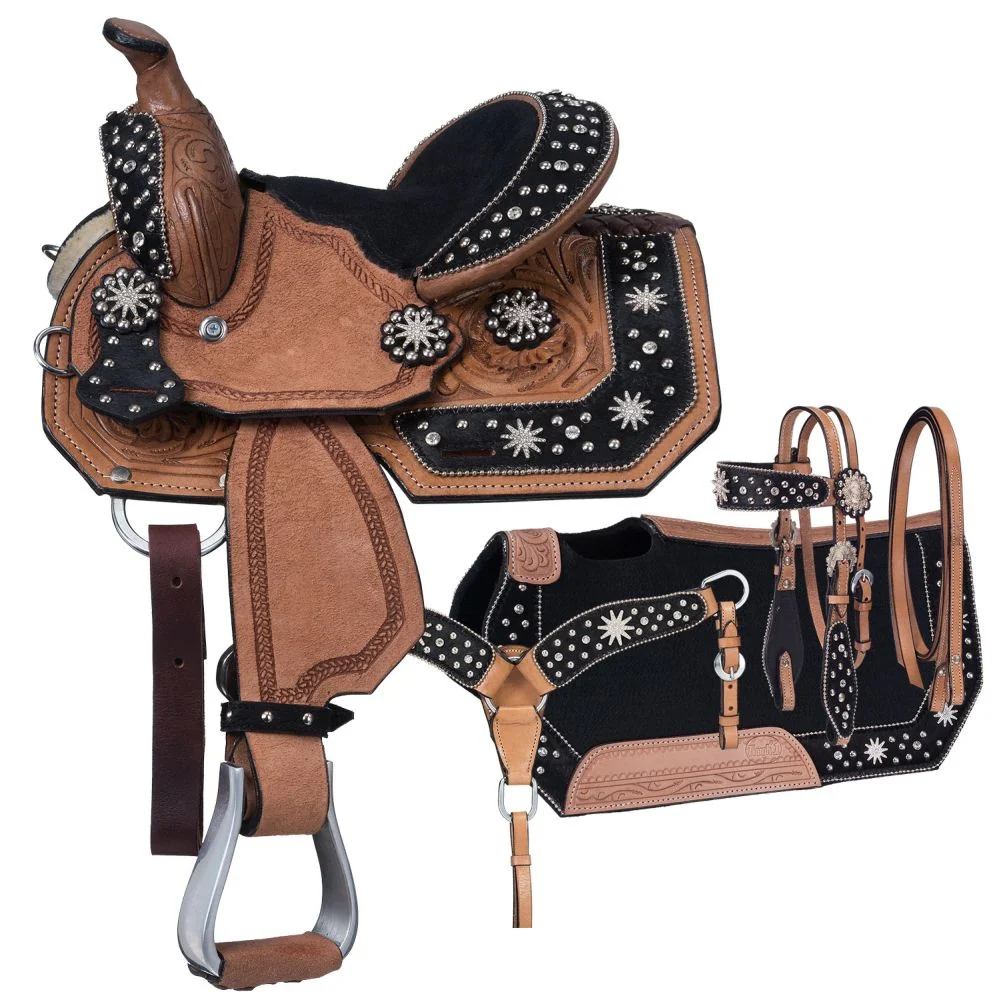 Silver Royal High Noon Barrel Saddle 4 Piece Package - Image 2