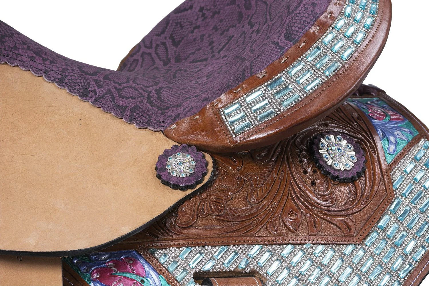 Silver Royal Macaelah Barrel Saddle - Image 4