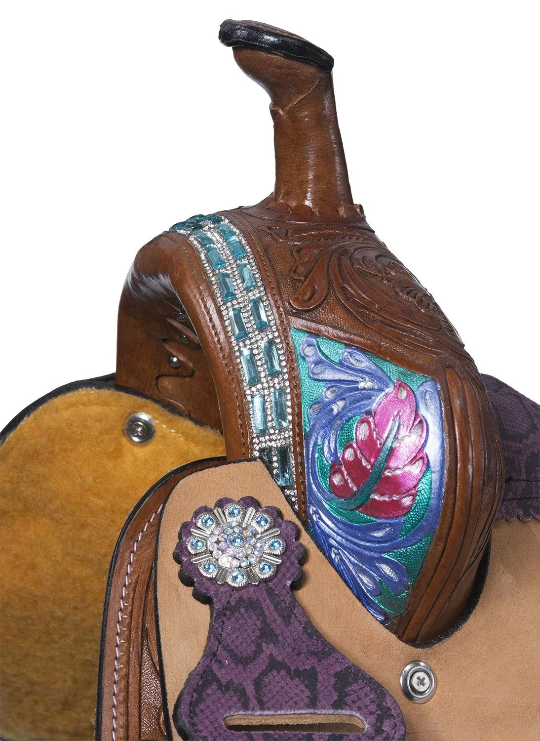 Silver Royal Macaelah Barrel Saddle - Image 5