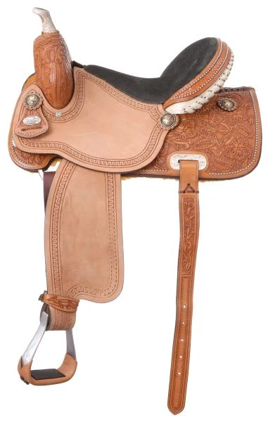 Silver Royal Randall Barrel Saddle