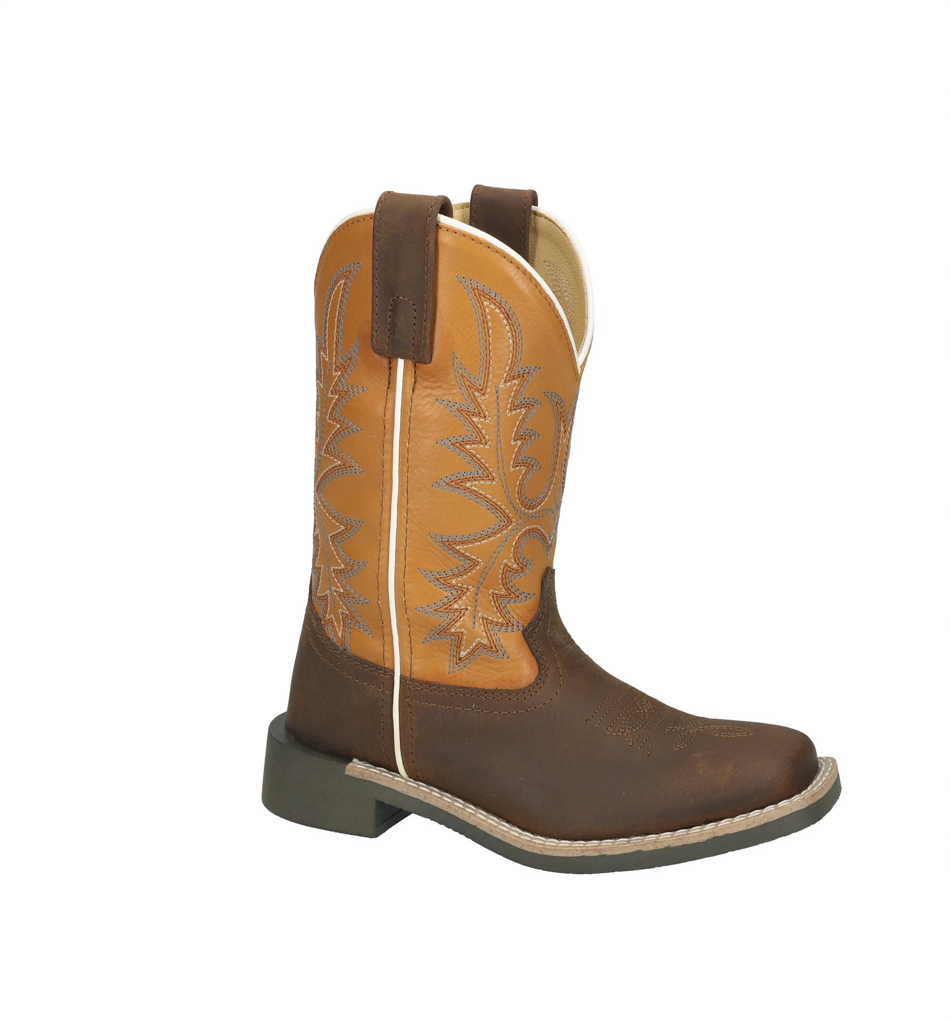 Smoky Mountain Childs Adobe Square Toe Leather Boots - Image 4
