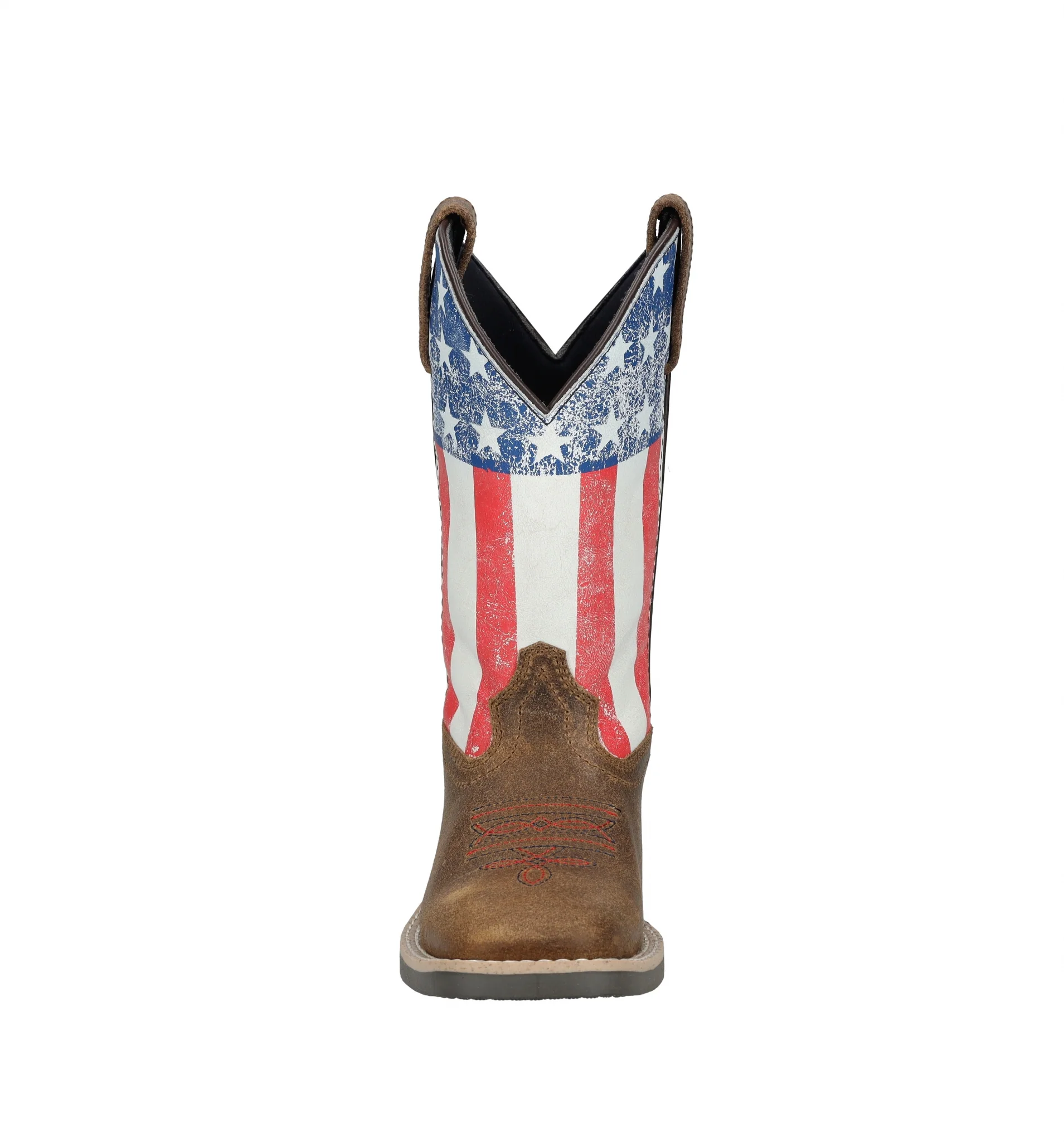 Smoky Mountain Childs Old Glory Square Toe Leather Boots