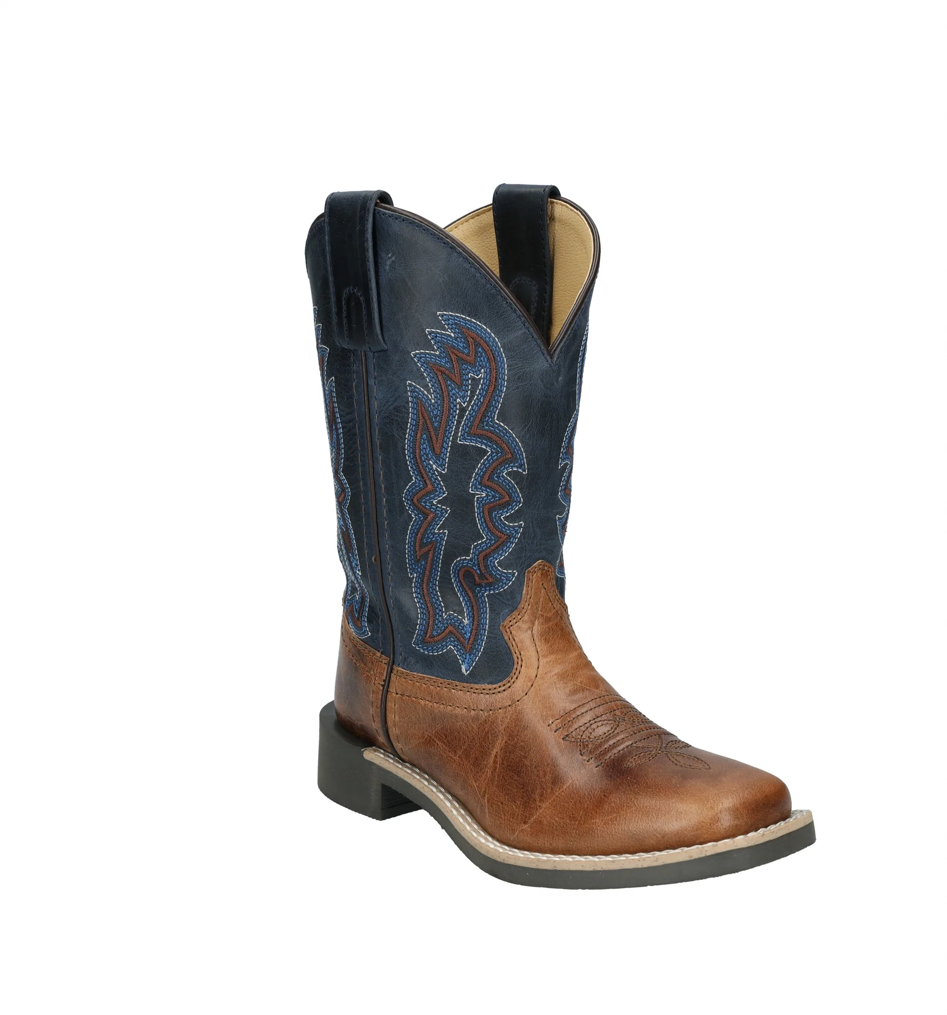 Smoky Mountain Childs Rustler Square Toe Leather Boots - Image 3