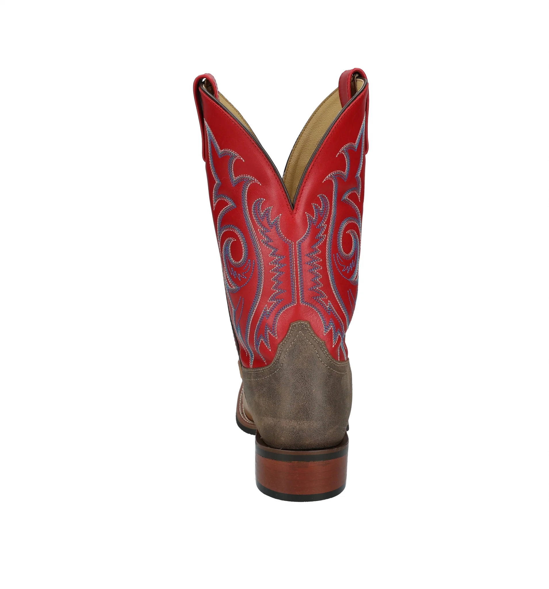 Smoky Mountain Mens Barrett Square Toe Leather Boots - Image 2