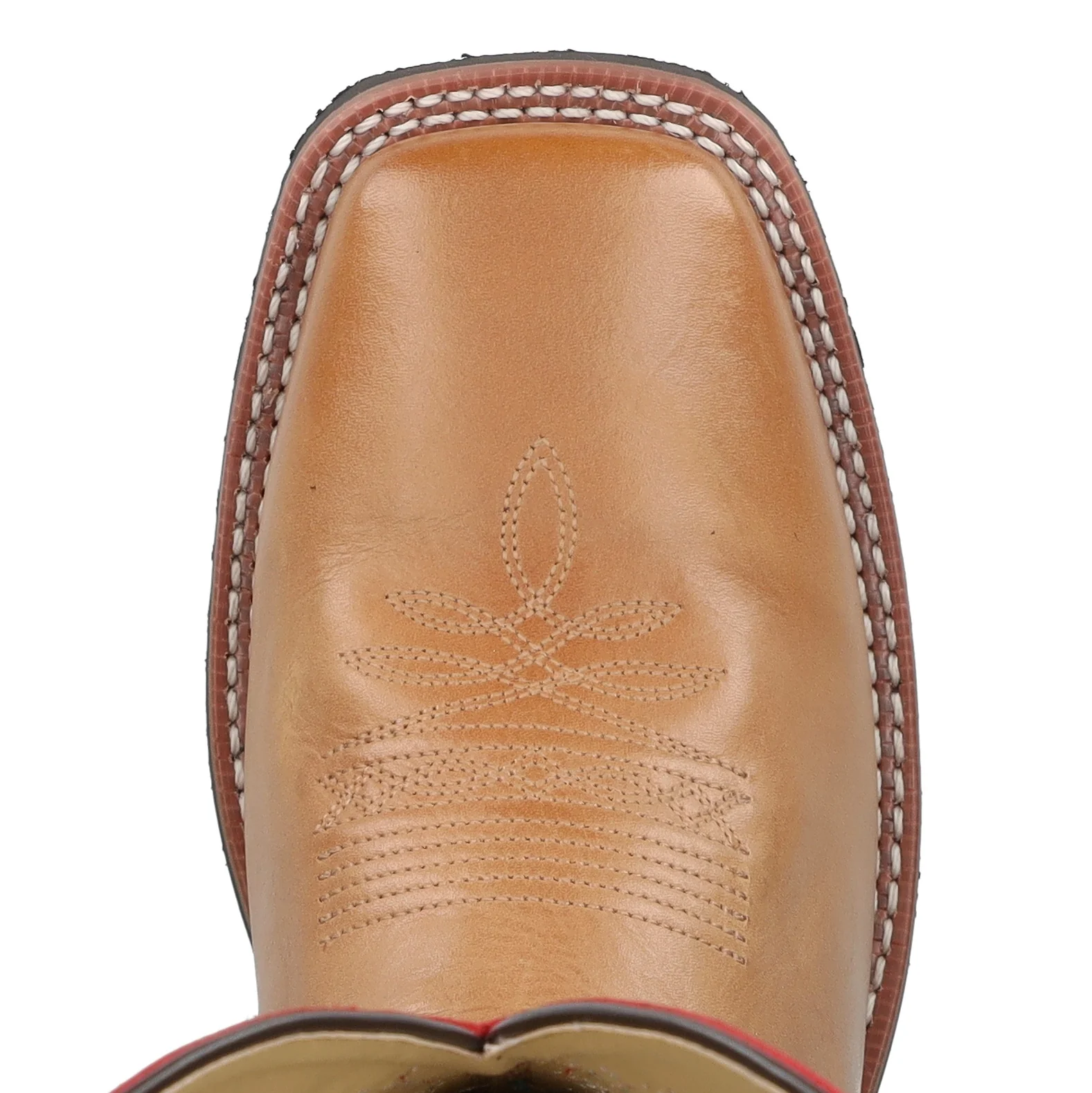 Smoky Mountain Mens Barrett Square Toe Leather Boots - Image 6