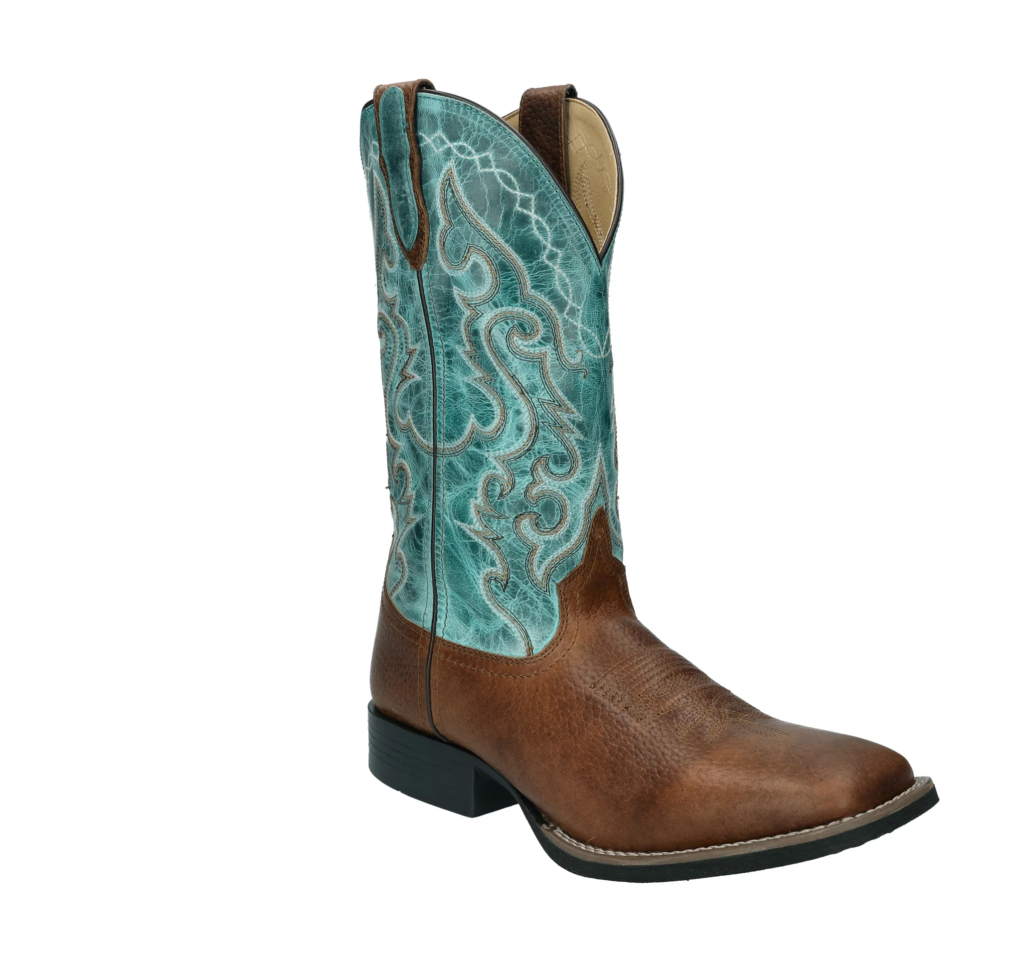Smoky Mountain Mens Houston Square Toe Leather Boots - Image 7