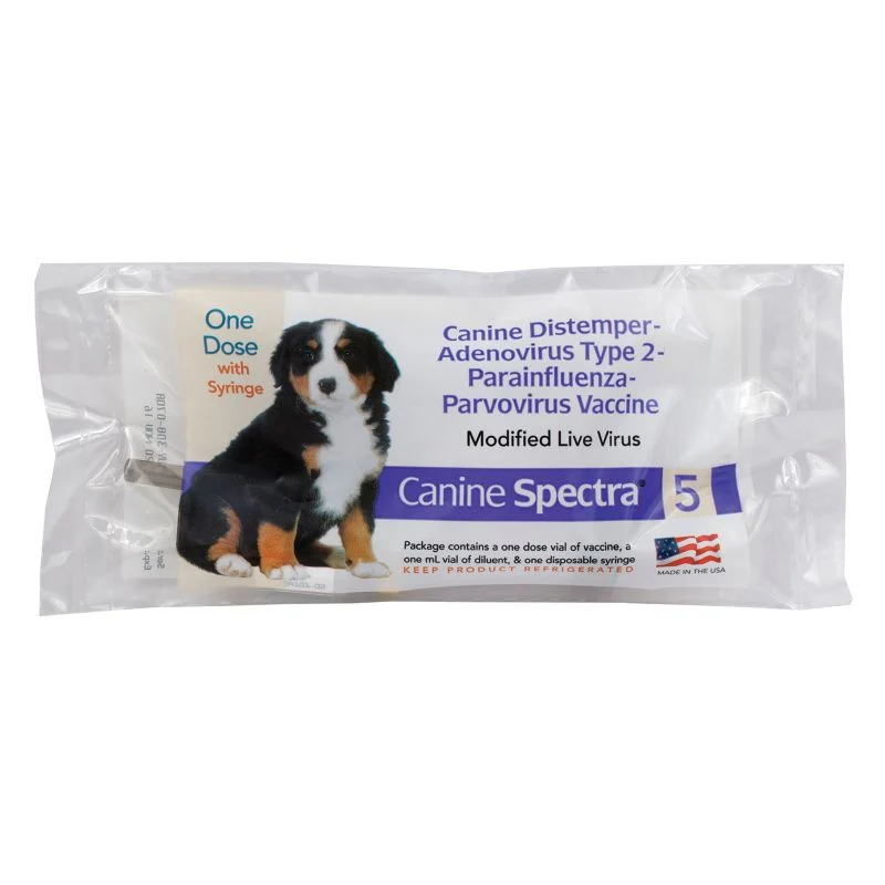 Spectra 5 Dog Vaccine with Syringe