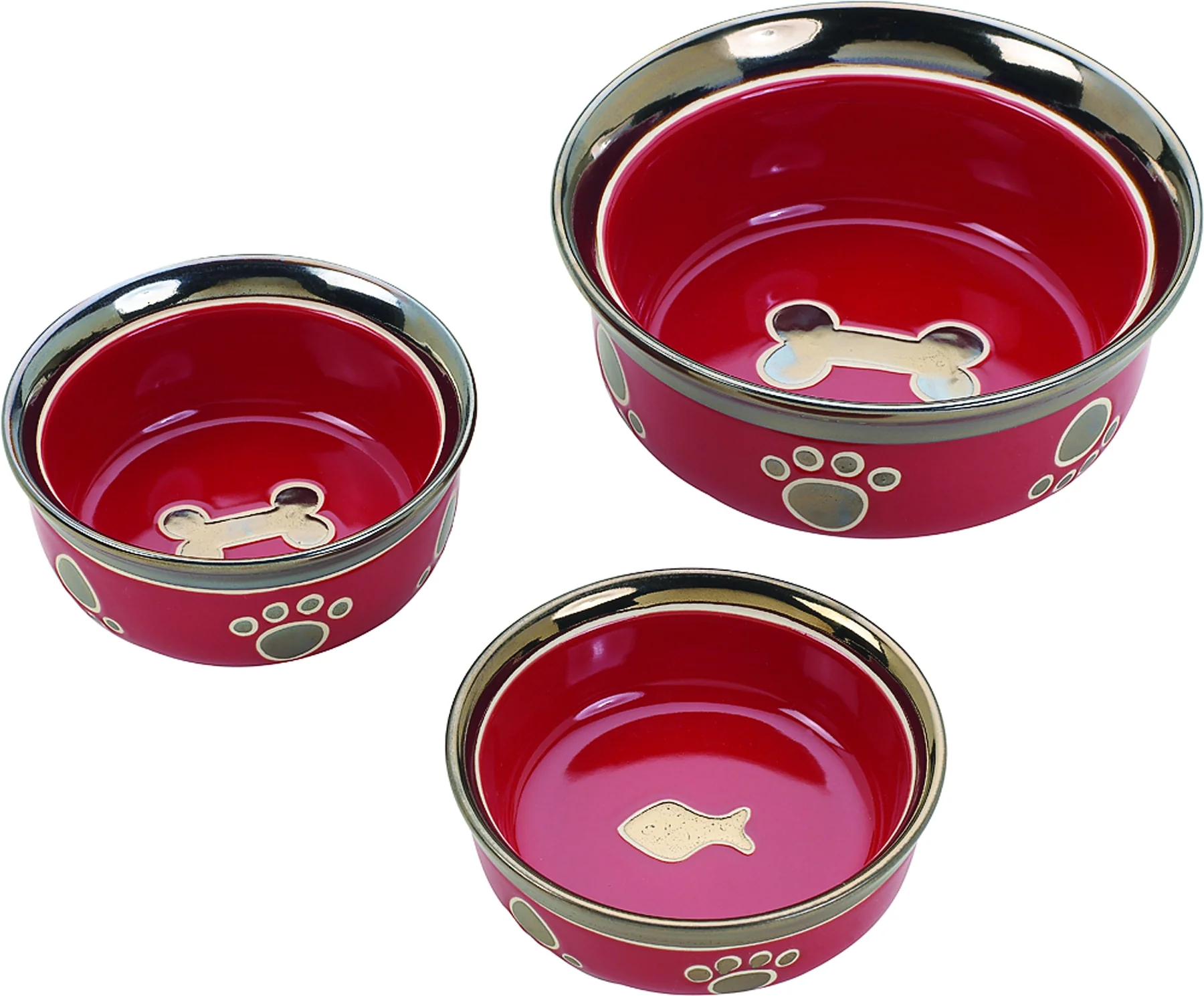SPOT Ritz Copper Rim Cat Dish - Image 2