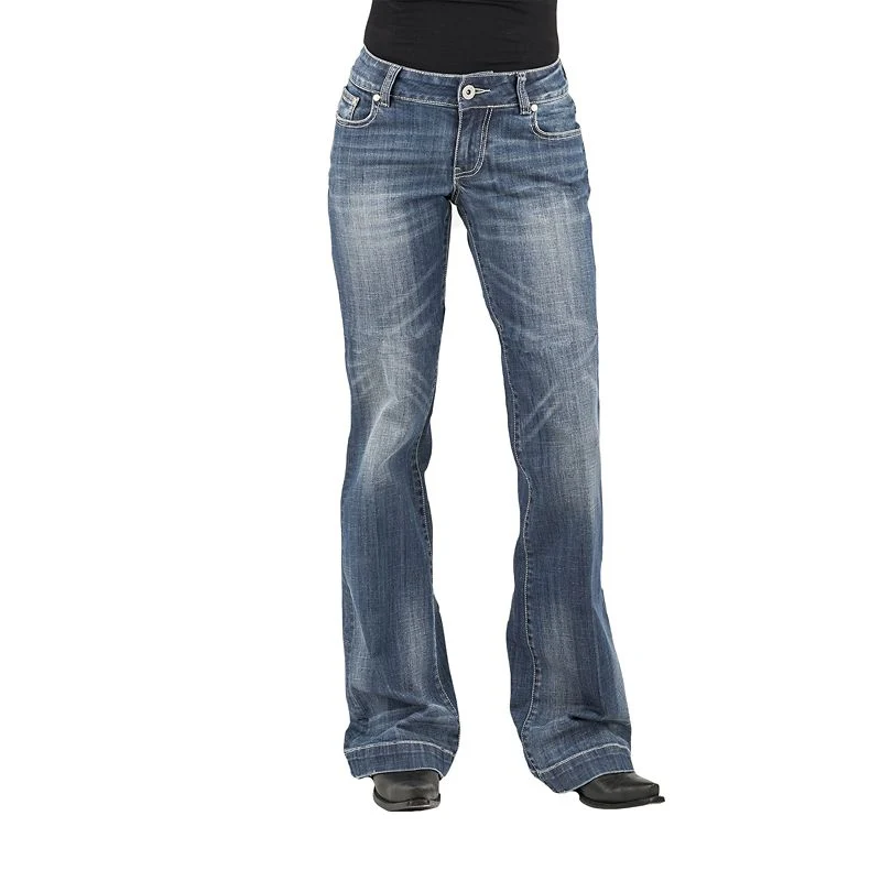 Stetson Ladies Bleached X Pocket Jeans 00 Regular