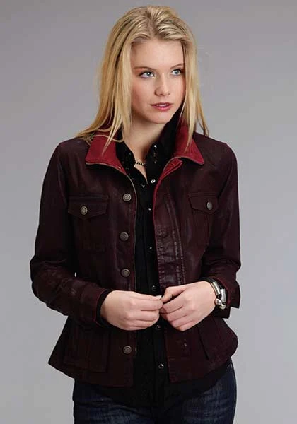 Stetson Ladies Fall I Coated Twill Denim Look Jacket
