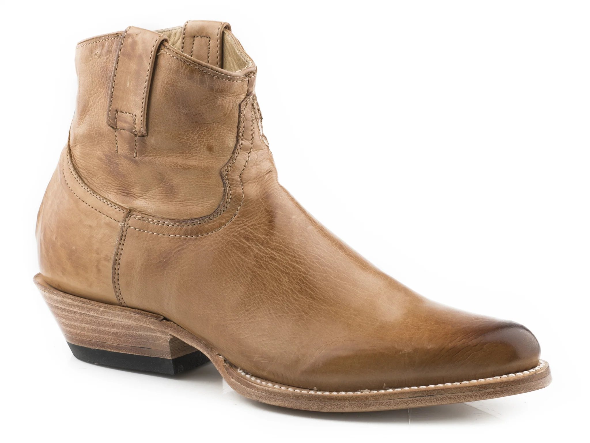 Stetson Ladies Nellie Snip Toe Leather Sole Boots