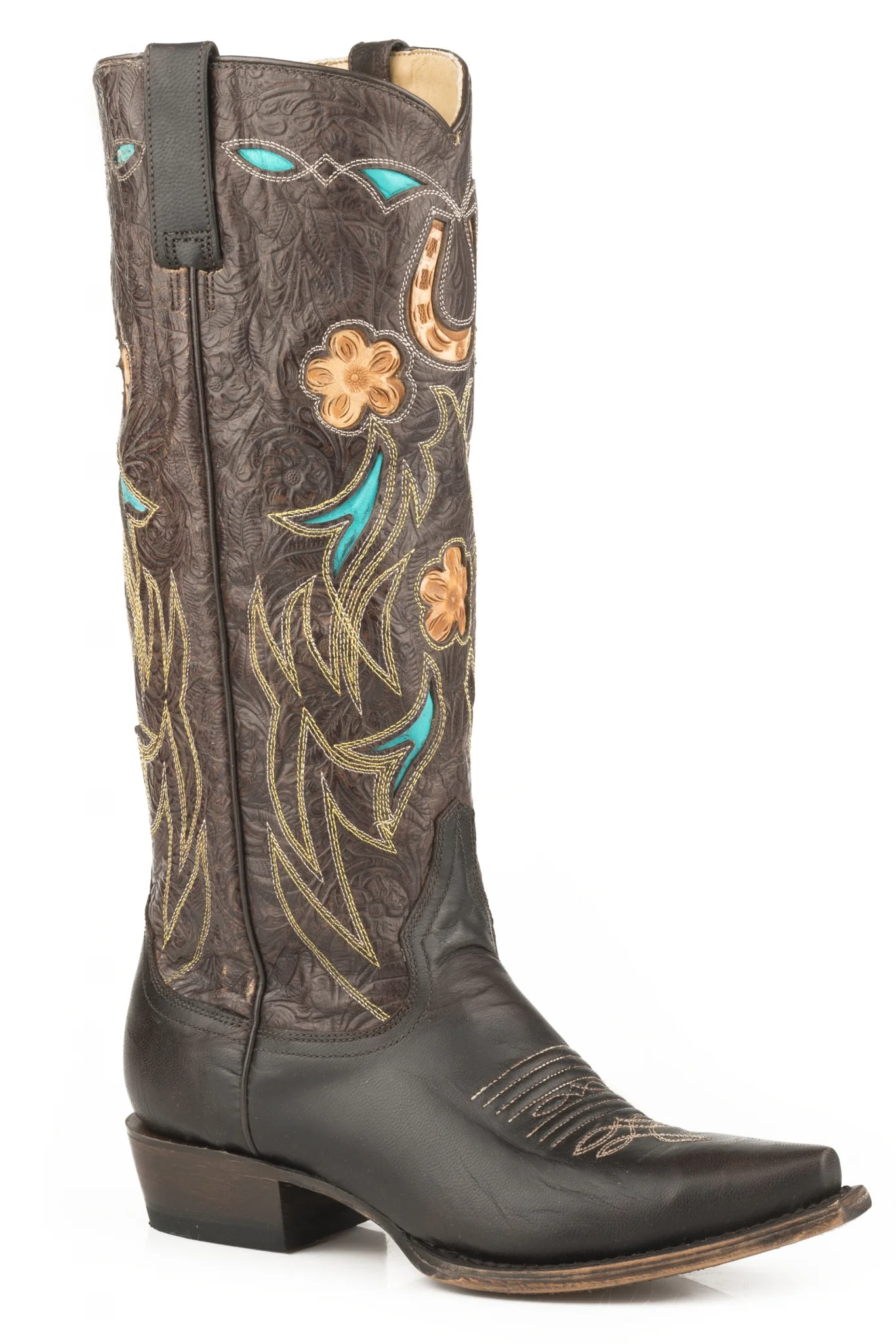 Stetson Ladies Willa 15" Shaft Snip Toe Boots