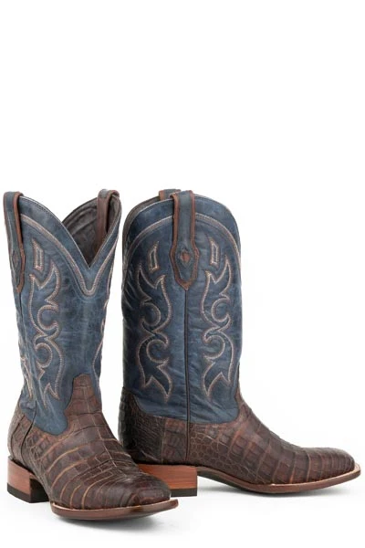Stetson Mens Bozeman Square Toe Cowboy Boots