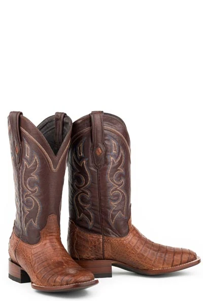 Stetson Mens Branson Square Toe Cowboy Boots
