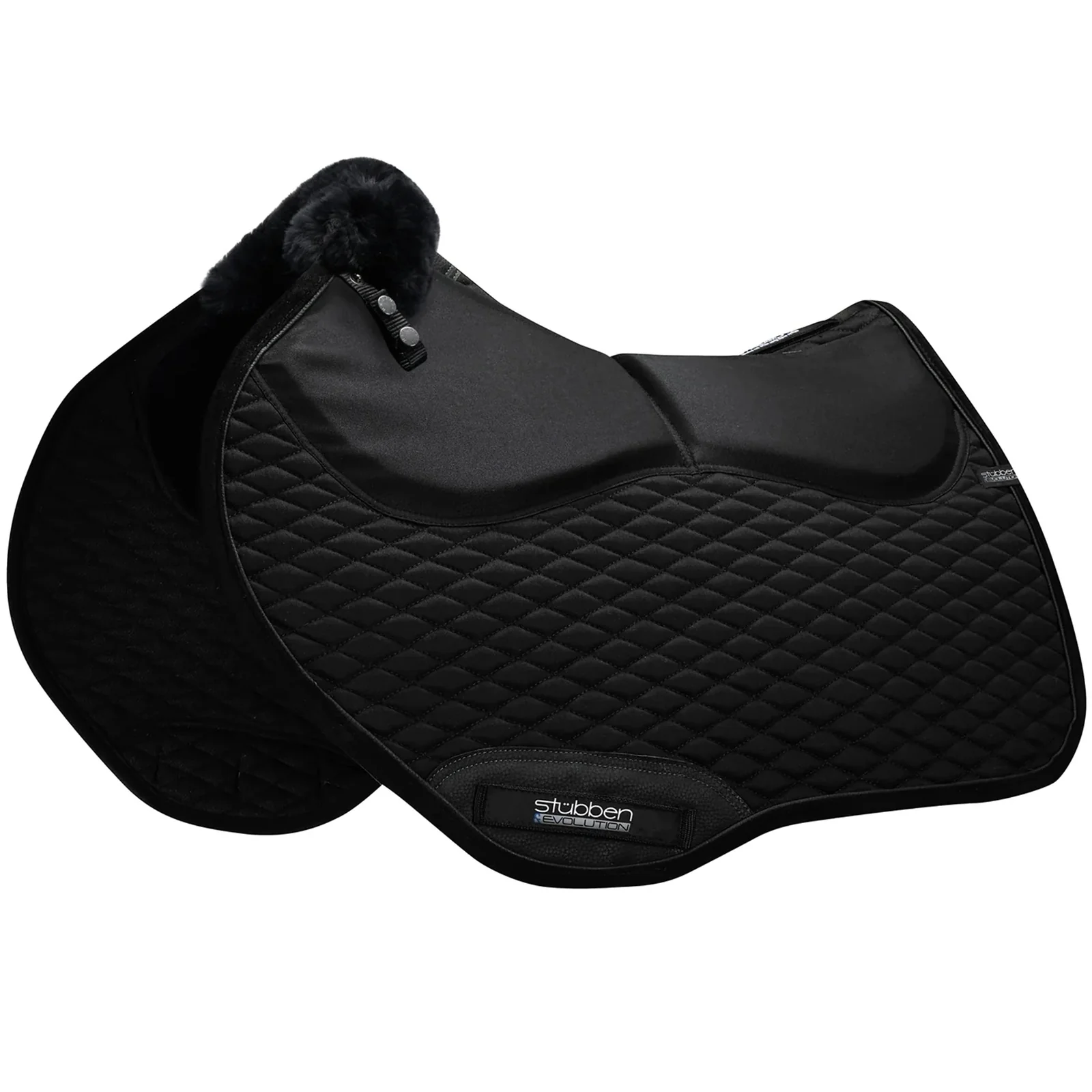 Streamline Adjuster Lambswool Jumping Pad Black