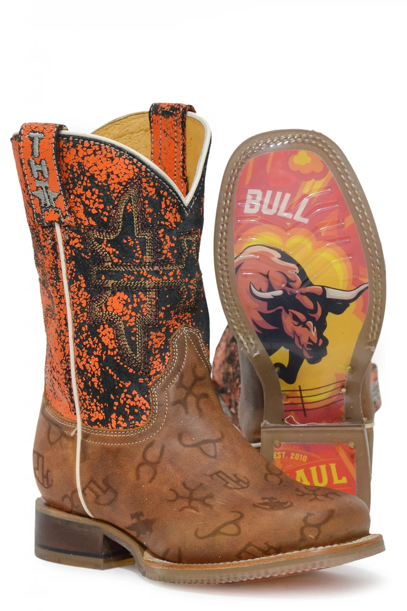 Tin Haul Big Kids Boots -Mini Brands with Raging Bull Sole