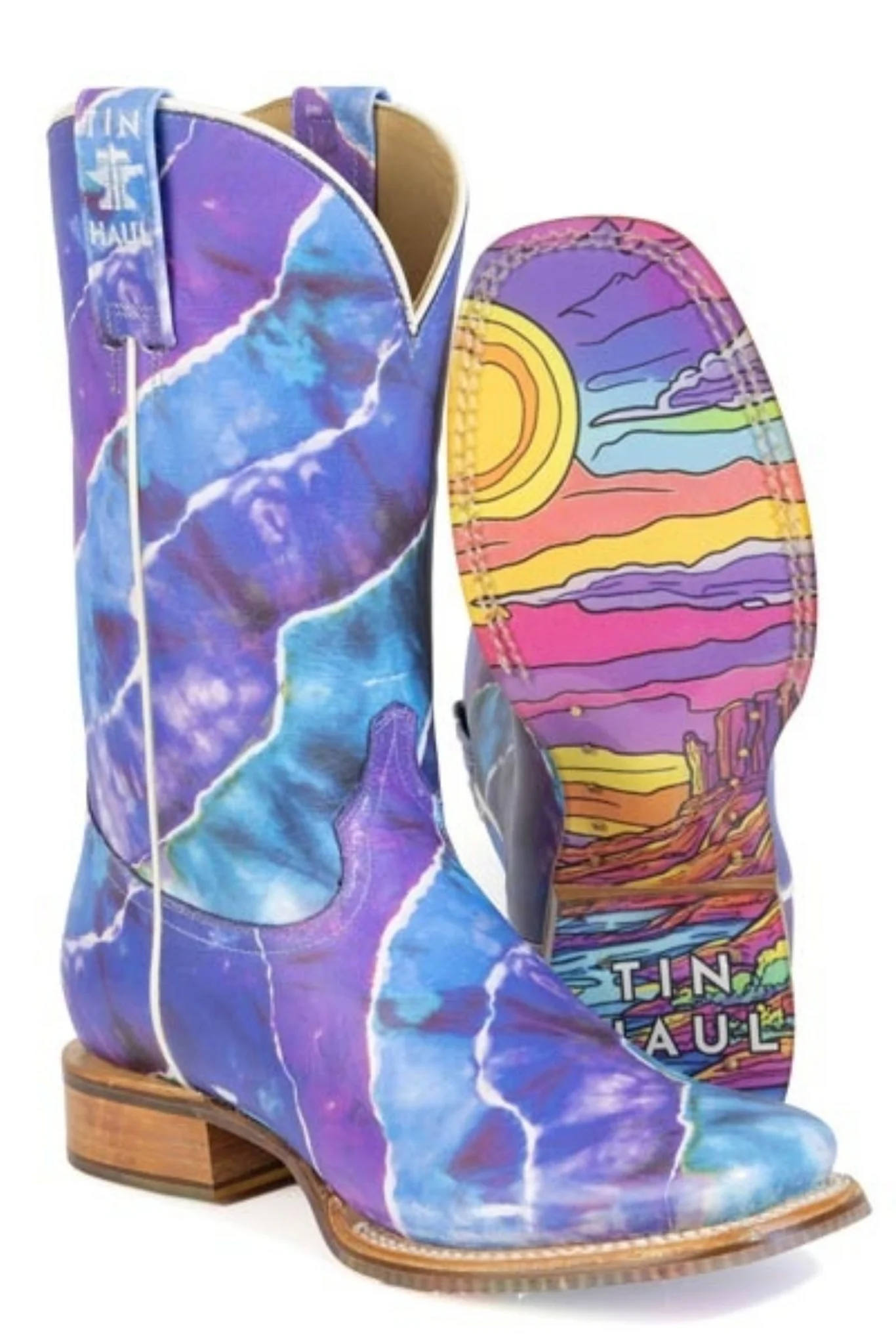 Tin Haul Ladies Painted Canyon Square Toe Boots