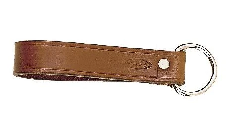 Tory Leather 1" Girth Loop - Nickel Dee - Image 2