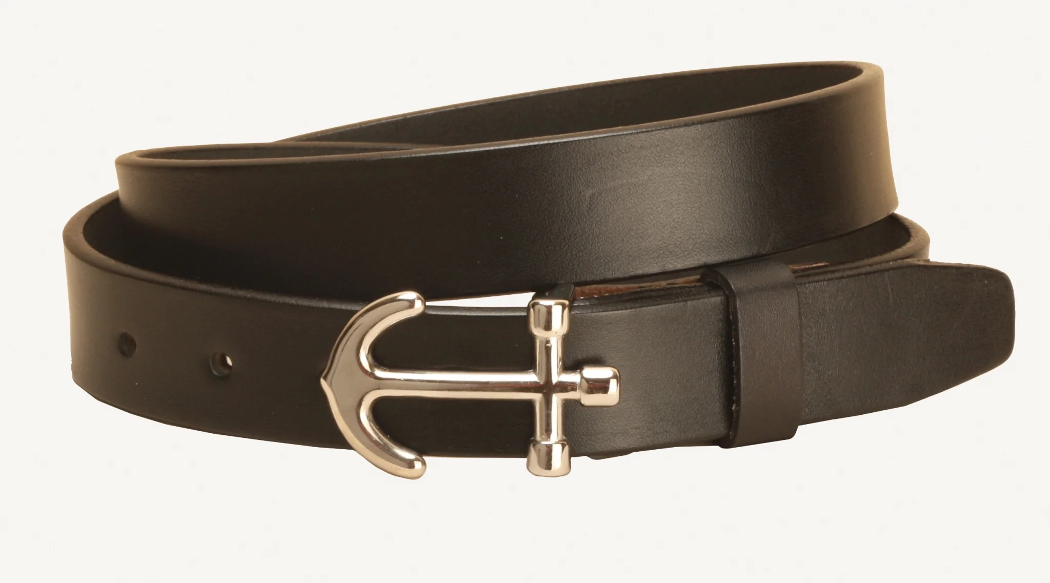 Tory Leather Anchor Buckle Strap Leather Belt - Image 3