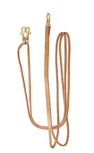 Tory Leather Draw Reins - Sliding Rein Snaps - Image 2