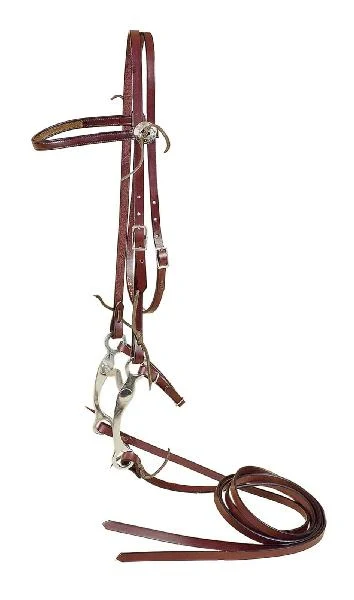 Tory Leather Full Bridle with Curb Bit - Image 2