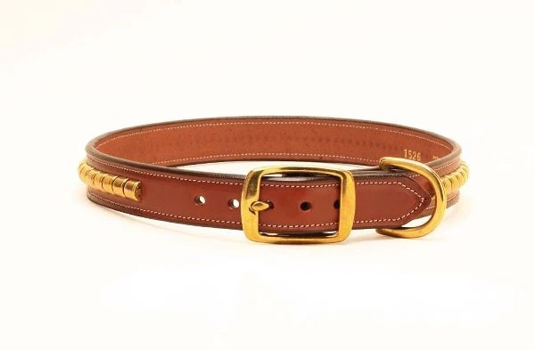 Tory Leather Leather Clinchers Dog Collar - Image 6