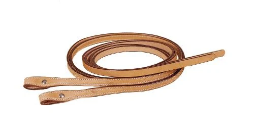 Tory Leather Partial Double & Stitched Split Rein - Image 4