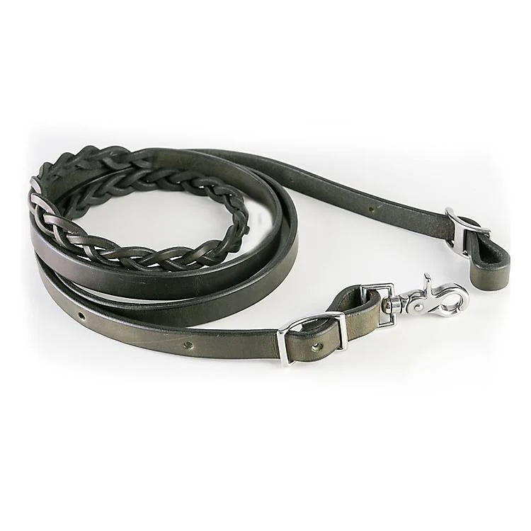 Tory Leather Peak Performance Braided Roping Reins - Image 2