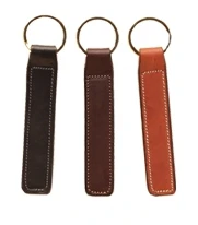 Tory Leather Plain Key Fob