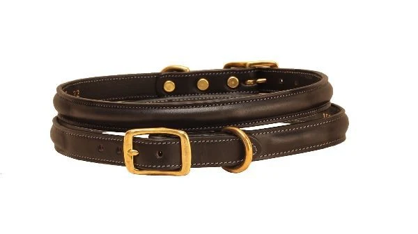 Tory Leather Raised Leather Dog Collar - Image 5
