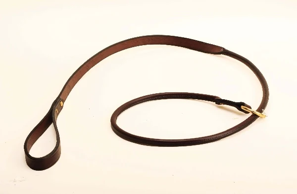 Tory Leather Rolled Slip Leather Dog Leash - Image 2