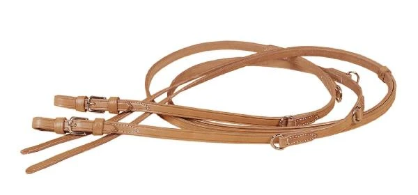 Tory Leather Split German Martingale Reins - Image 3