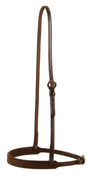 Tory Leather Tapering Double & Stitched Bridle Leather Caveson - Image 2