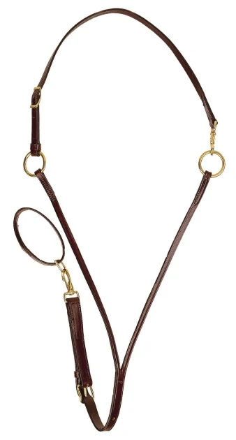 Tory Leather Training Martingale - Adjustable Straps