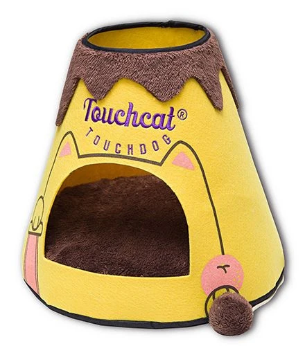 Touchcat Molten Lava Triangular Cat Bed - Image 3