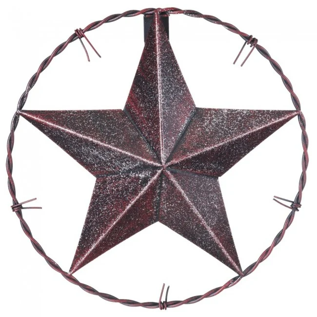Tough-1 Barbwire Star With Glitter Finish