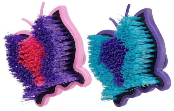 Tough-1 Butterfly Palm Grip Medium Brushes - 6 Pack