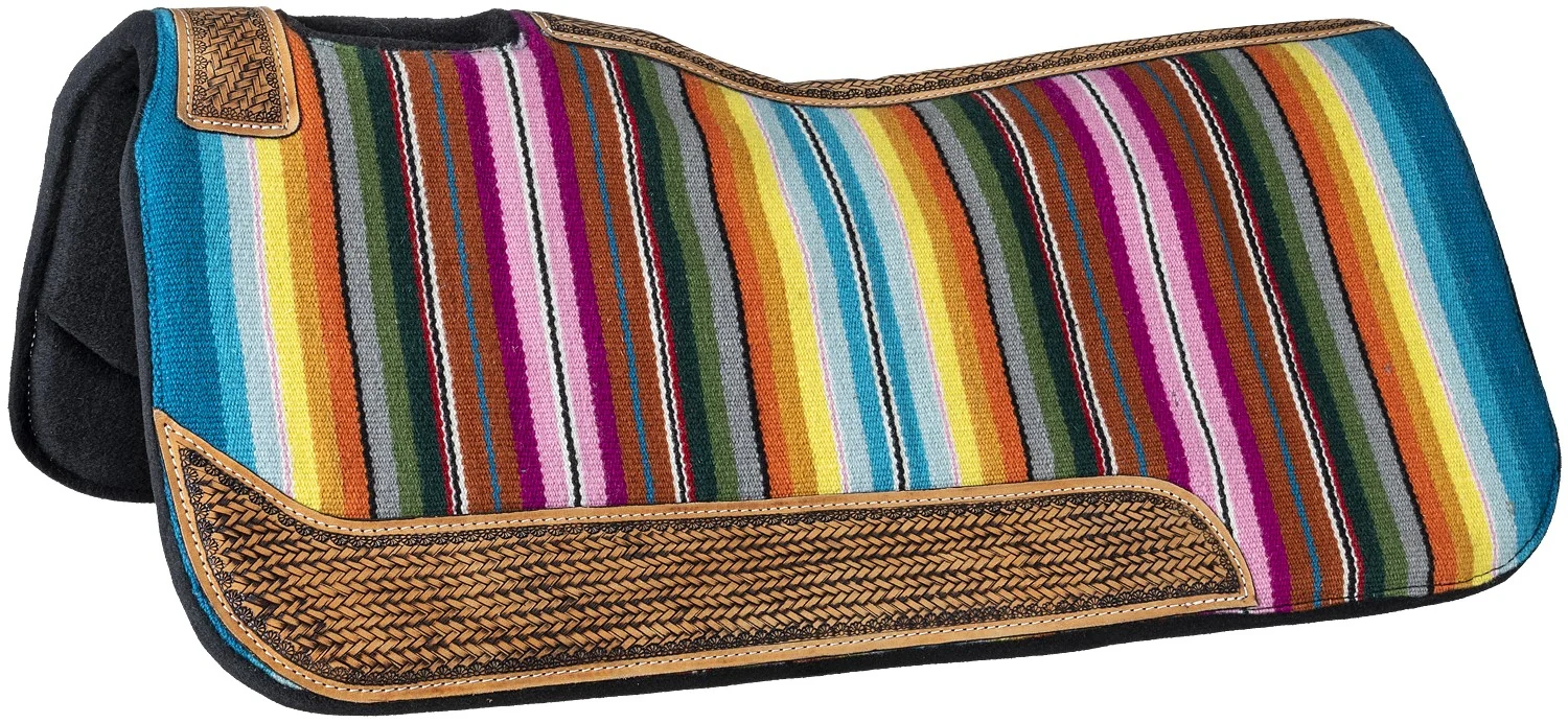 Tough-1 Wool/Felt Contoured Saddle Pad