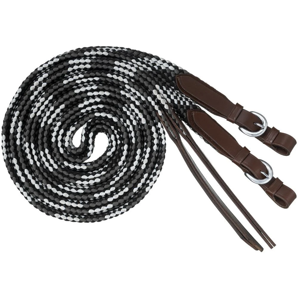 Tough1 Flat Braided Split Reins