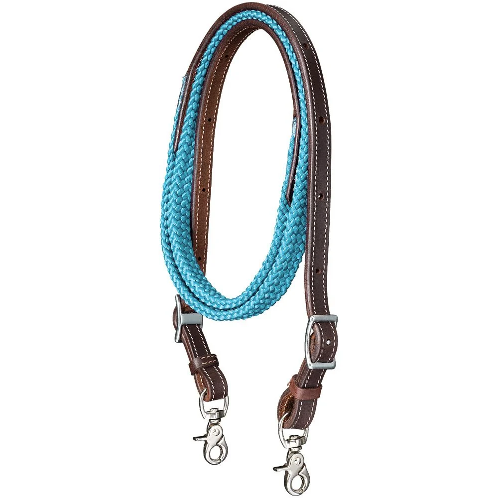 Tough1 Harness Leather Loop Rein with Poly Center - Image 3