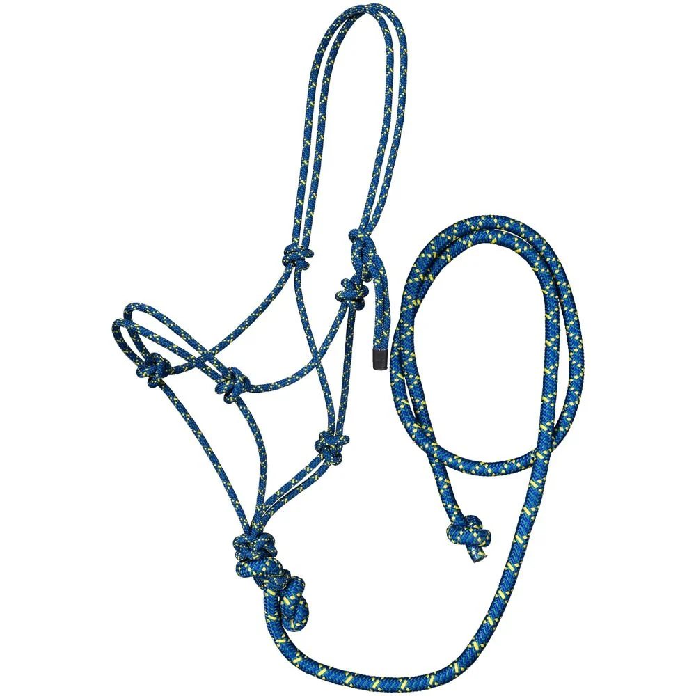 Tough1 Tri-Color Rope Halter with Lead - Image 4