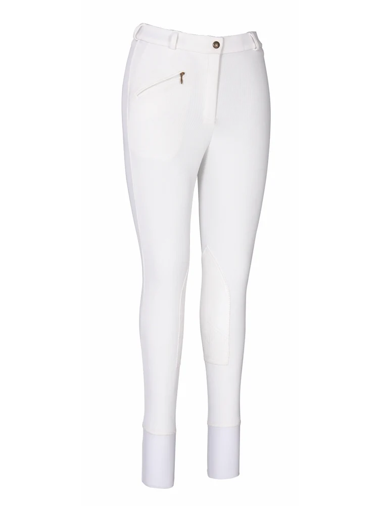 TuffRider Ribb Knee Patch Riding Breeches - Ladies - Image 2