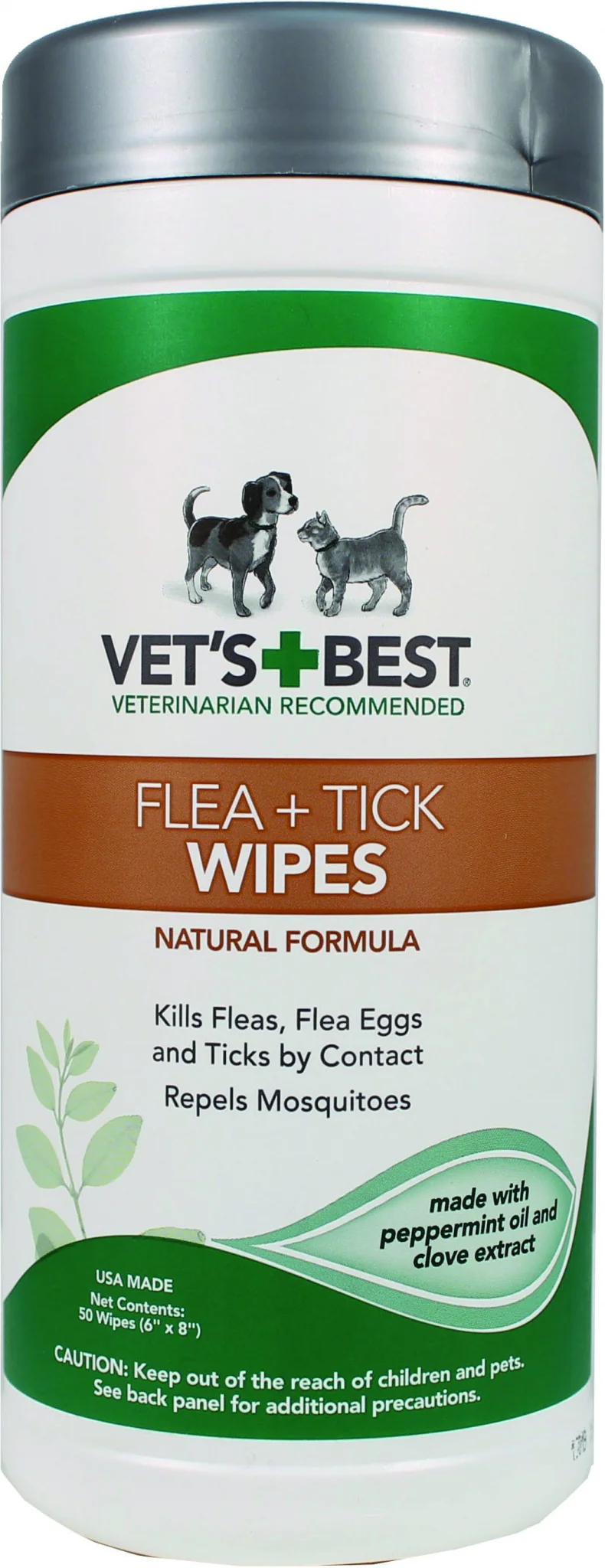 Vet's Best Flea & Tick Wipes Dogs And Cats - Image 2